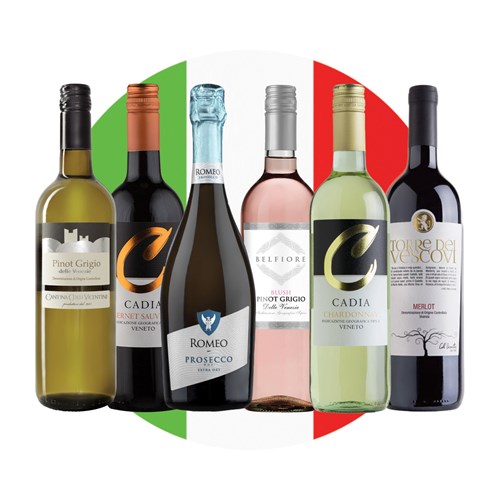 Experience Italy Wine Case of 6 - Customer Favourite